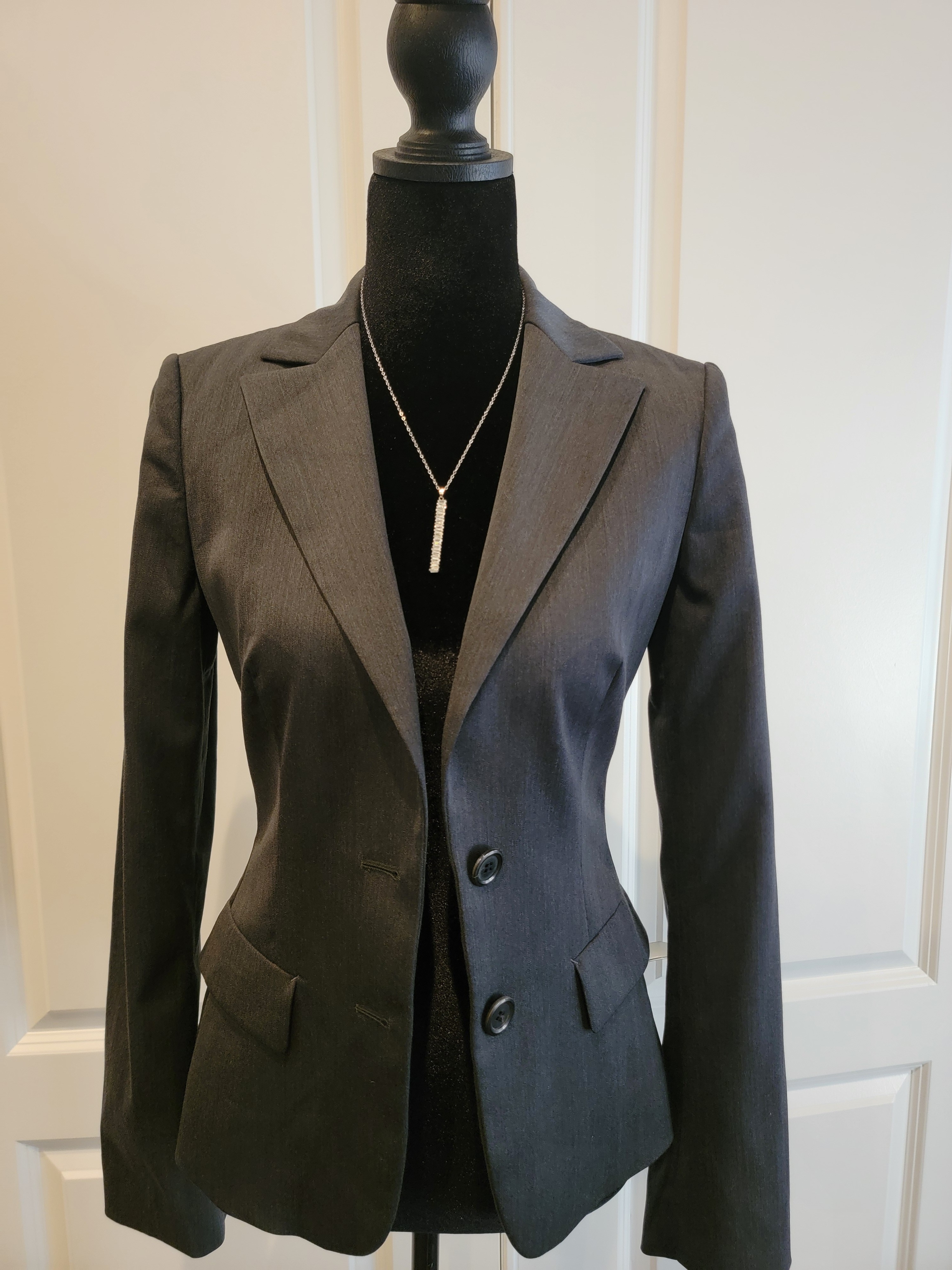 Hugo Boss Gray Perfectly Fitting Women's Blazer